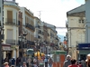 Häuser und Gasse in Malaga