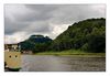 Mit dem Raddampfer auf der Elbe mit Blick auf die Festung K&ouml;nigstein
