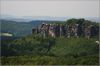 Auf dem Gohrischstein mit Blick zum Pfaffenstein