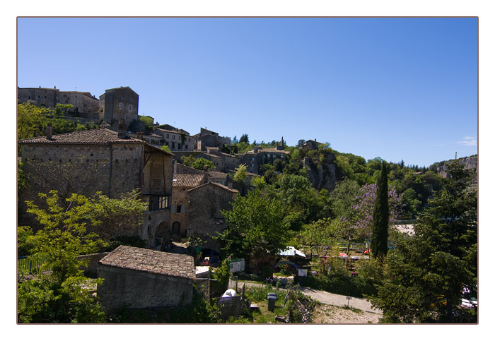 historisches Dorf Balazuc