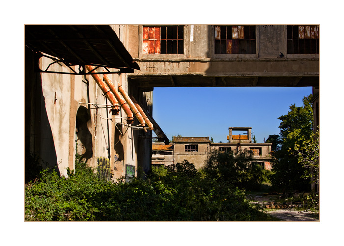alte Reismühle in Port-Saint-Louis-du-Rhône, Frankreich