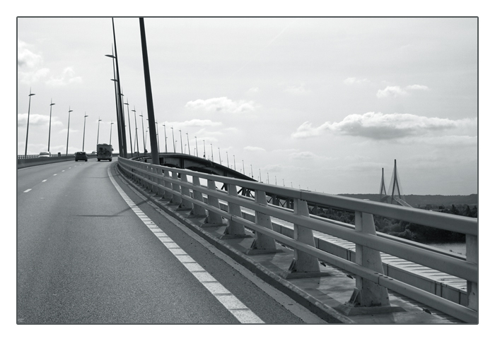 Seinebr&uuml;cke bei Le Havre (sw), Pont de Normandie