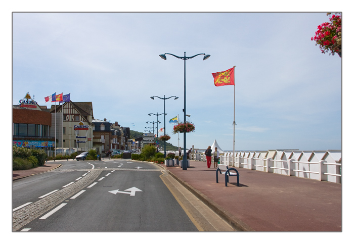 Promenade Villers-sur-Mer, Calvados, Normandie
