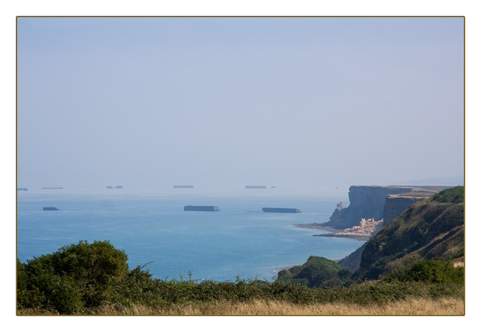 an der Steilk&uuml;ste bei Longues-sur-Mer