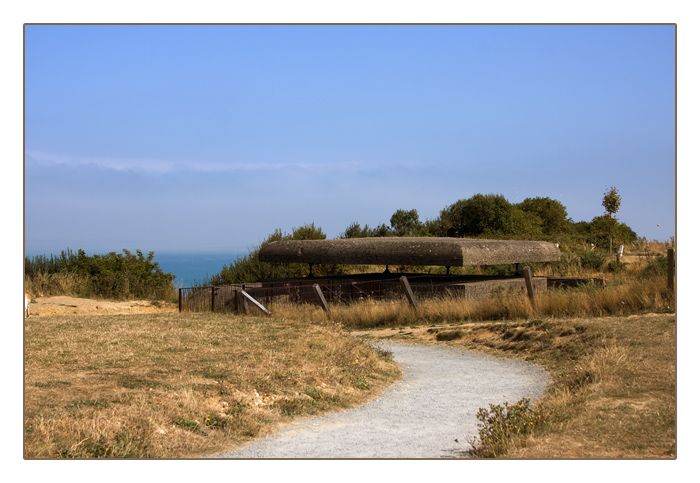 deutscher Gesch&uuml;tzschartenstand an der K&uuml;se bei Longues-sur-Mer