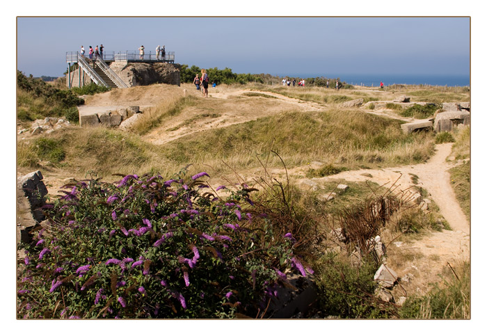 Bombentrichter, Gedenkst&auml;tte Pointe du Hoc