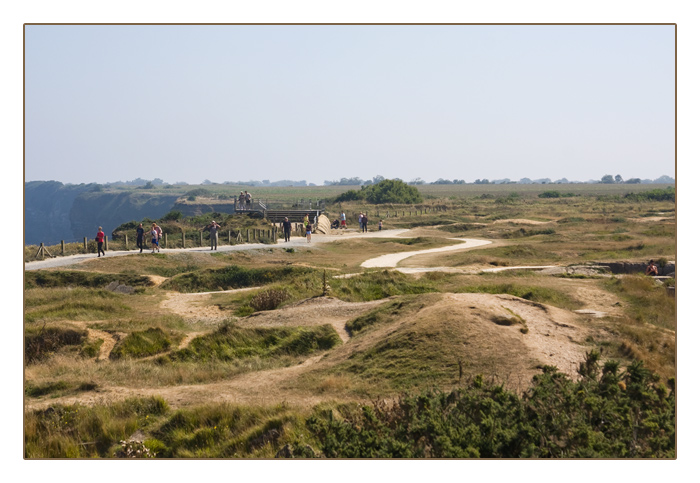Bombentrichter, Gedenkst&auml;tte Pointe du Hoc
