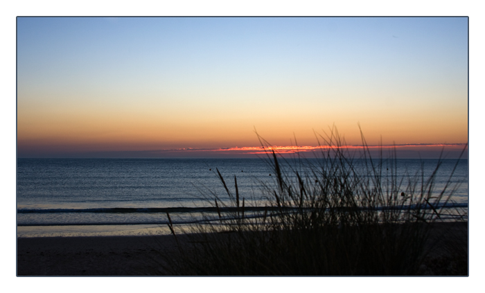 Sonnenuntergang, Le Rozel, Halbinsel Cotentin