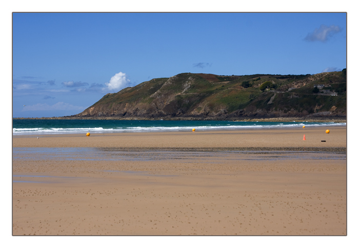 Strand bei Ebbe, Le Rozel, Halbinsel Cotentin