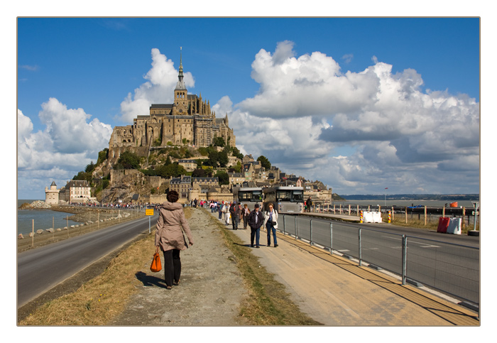 Benediktinerkloster und Insel Le Mont-Saint-Michel, Normandie