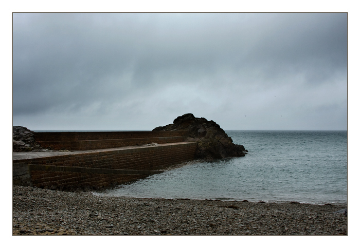 kleine Bucht zwischen Plage Bonaparte und Gwin Zegal, Port Moguer, Plouha