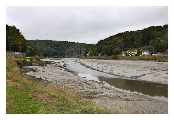 der Fluss Morlaix bei Ebbe, Rivi&egrave;re de Morlaix bei Taule