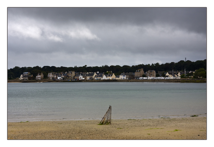 Blick auf Saint-Pol-de-L&eacute;on, Finist&egrave;re, Bretagne