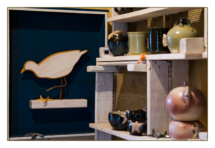 Handwerksattelier im Algenfischer-Dorf Meneham, M&eacute;nez Ham bei Kerlouan