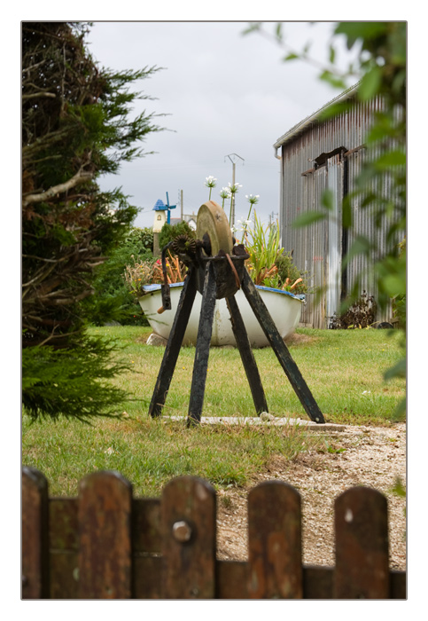 Gartendeko, Algenfischer-Dorf Meneham, M&eacute;nez Ham bei Kerlouan