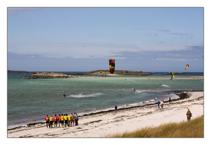 Kitesurf-Wettbewerb, Plage de Sainte-Marguerite, Land&eacute;da