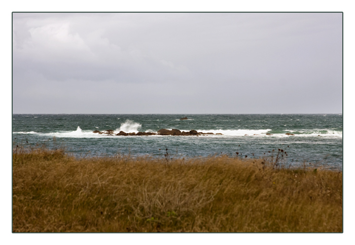 am Strand, Plage de Sainte-Marguerite, Land&eacute;da