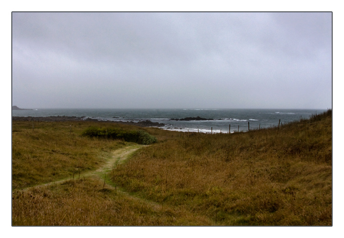 am Strand bei Regen, Lampaul-Plouarzel
