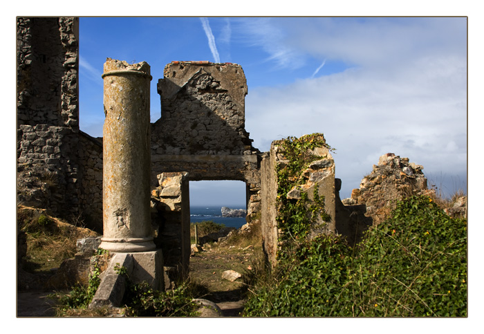 Villa von Saint-Pol-Roux (frz. Poet) mit Blick auf das Meer, Camaret-sur-Mer