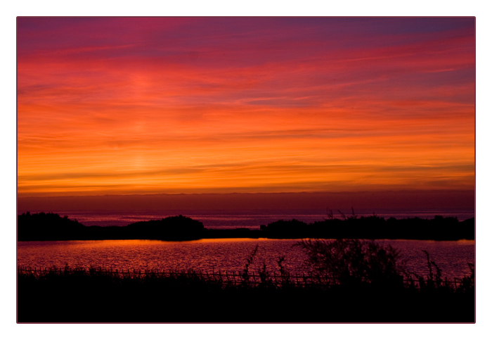 Sonnenuntergang, C&ocirc;te Sauvage, Halbinsel Quiberon