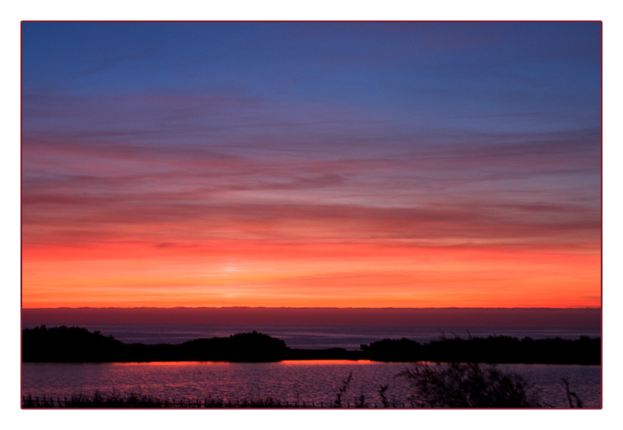 Sonnenuntergang, C&ocirc;te Sauvage, Halbinsel Quiberon