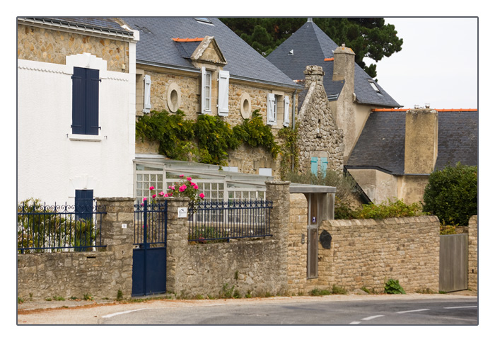 H&auml;user am Chemin du Rohu, Port Navalo, Arzon, Halbinsel Rhuys