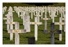 christliche Kreuze und muslimische Gedenksteine, Soldatenfriedhof Montauville, Meurthe-et-Moselle, Lorraine, Lothringen