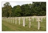 christliche Kreuze und muslimische Gedenksteine, Soldatenfriedhof Montauville, Meurthe-et-Moselle, Lorraine, Lothringen