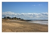 Häuser direkt am Strand, Agon-Coutainville, Halbinsel Cotentin, Manche, Normandie
