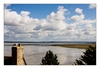 Blick ins Umland, Le Mont-Saint-Michel, Normandie