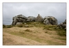 altes Wachhaus zwischen den Felsen in Meneham, M&eacute;nez Ham bei Kerlouan, Finist&egrave;re, Bretagne