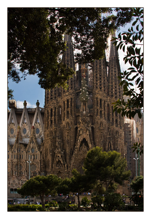 Die Weihnachtsfassade der Sagrada Família