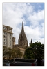 Blick auf die gotische Kathedrale, La Catedral de la Santa Creu i Santa Eulàlia