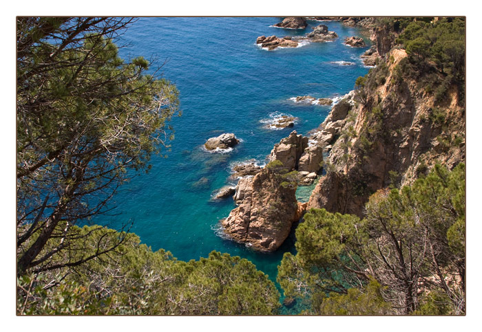 Blick aufs Meer bei Tossa de Mar