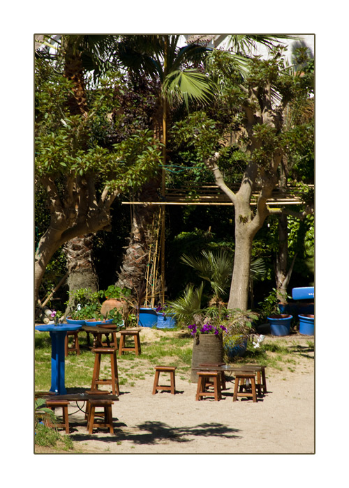idyllische Strandbar