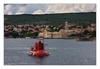 Blick auf die Stadt Krk, Insel Krk, Kroatien