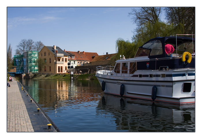 an der Müritz-Elde-Wasserstrasse, Plau am See