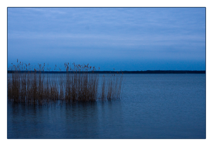 Plauer See zur blauen Stunde