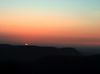 Sonnenuntergang auf der schwäbischen Alb vom Breitenstein aus gesehen