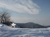 auf dem Breitenstein im Winter, mit Blick zur Teck