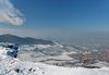 auf dem Breitenstein im Winter, mit Blick auf Bissingen