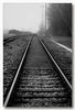 Bahn-Schienen (schwarz-weiss)