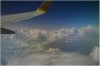 Wolkenformation auf dem Flug