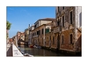 Kanal mit Brückchen in Venedig