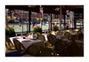 Restaurantausblick auf den Canal Grande an der Rialtobrücke