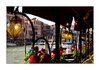 Restaurantausblick auf den Canal Grande an der Rialtobrücke