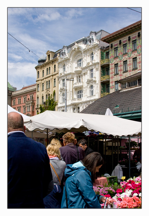 rechte Häuserzeile, Nachmarkt, Wien